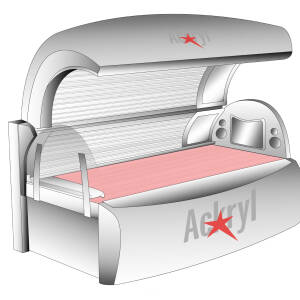 Dolna szyba (pleksa) do ergoline advantage 300