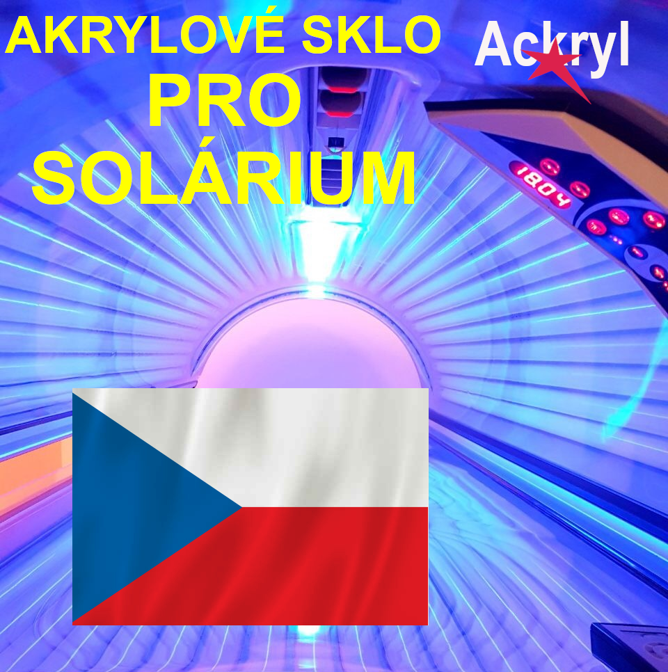 Akrylové sklo pro solárium Akrylové sklo pro solárium